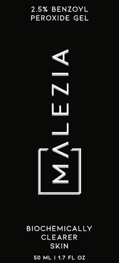 Front Label Of Malezia Benzoyl Peroxide Gel (Malezia Bp Front Label)